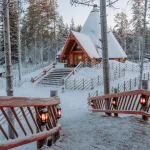 Santa Claus village in Lapland.